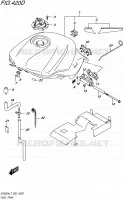 RESERVOIR D'ESSENCE (YSF,YVZ,YWW)  (SV650AL7 E19) pour Suzuki SV 650 2017