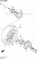 ROUE ARRIERE (SV650AL7 E19) pour Suzuki SV 650 2017