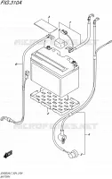 BATTERIE pour Suzuki SV 650 2017