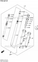 FOURCHE pour Suzuki SV 650 2017