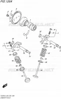 ARBRE A CAMES   VALVE pour Suzuki TU 250 1992