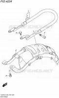 BOUCLE ARRIERE pour Suzuki TU 250 1992