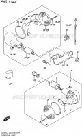 CLIGNOTANTS pour Suzuki TU 250 1992