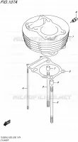 CYLINDRE pour Suzuki TU 250 1992