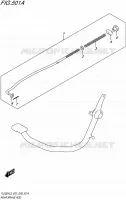 FREIN ARRIERE pour Suzuki TU 250 1992