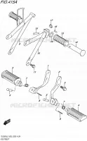 REPOSE PIED pour Suzuki TU 250 1992