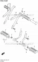 REPOSE PIED pour Suzuki TU 250 2017