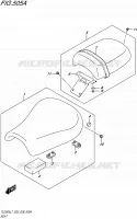 SELLE pour Suzuki TU 250 2017