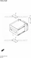 BATTERIE pour Suzuki ADDRESS 110 2015