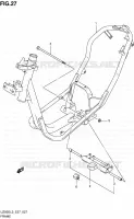 CADRE pour Suzuki UZ 50 2013