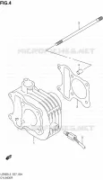 CYLINDRE pour Suzuki UZ 50 2013
