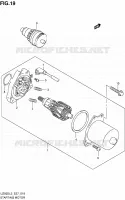 DEMARREUR pour Suzuki UZ 50 2013