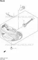 PHARE pour Suzuki UZ 50 2013