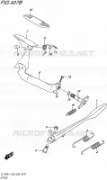 BEQUILLE (VL1500BL7 E28) pour Suzuki BOULEVARD 1500 2017