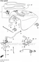 RESERVOIR D'ESSENCE (VL1500BL7 E03) pour Suzuki BOULEVARD 1500 2017
