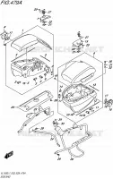 VALISE LATERALE   SUPPORT (VL1500BTL7 E28) pour Suzuki BOULEVARD 1500 2017