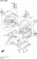 VALISE LATERALE   SUPPORT (VL1500TL7 E03) pour Suzuki BOULEVARD 1500 2017