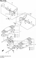 REPOSE PIED pour Suzuki INTRUDER 1500 2014
