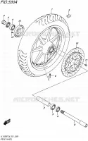 ROUE AVANT pour Suzuki INTRUDER 1500 2016