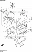 VALISE LATERALE   SUPPORT pour Suzuki INTRUDER 1500 2016