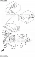 CLIGNOTANTS ARRIERE (VL1500TL7 E43) pour Suzuki INTRUDER 1500 2017