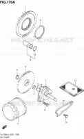 POMPE A HUILE pour Suzuki INTRUDER 1500 2014