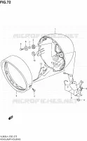 BOL DE PHARE pour Suzuki INTRUDER 800 2014