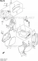 CARENAGES ARRIERE (VL800CL4 E19) pour Suzuki INTRUDER 800 2014