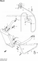 DURITE DE RADIATEUR (VL800CL4 E02) pour Suzuki INTRUDER 800 2014
