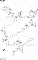 FREIN ARRIERE pour Suzuki INTRUDER 800 2014