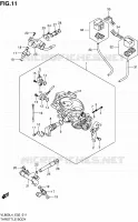 CORPS DE PAPILLON pour Suzuki INTRUDER 800 2014