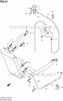 DURITE DE RADIATEUR (VL800CL4 E02) pour Suzuki INTRUDER 800 2014