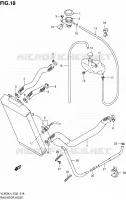 DURITE DE RADIATEUR (VL800L4 E02) pour Suzuki INTRUDER 800 2014