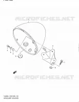 BOL DE PHARE pour Suzuki VOLUSIA 800 2011