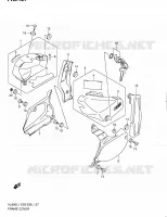 CARENAGES ARRIERE (VL800CL1 E03) pour Suzuki VOLUSIA 800 2011