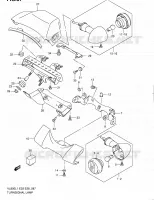 CLIGNOTANTS (VL800TL1 E33) pour Suzuki VOLUSIA 800 2011