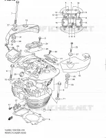 CULASSE ARRIERE (VL800CL1 E33) pour Suzuki VOLUSIA 800 2011