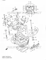 CULASSE AVANT (VL800CL1 E33) pour Suzuki VOLUSIA 800 2011