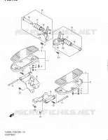 REPOSE PIED pour Suzuki VOLUSIA 800 2011