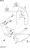 DURITE DE RADIATEUR (VL800L4 E19) pour Suzuki INTRUDER 800 2014