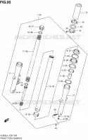 FOURCHE pour Suzuki INTRUDER 800 2014