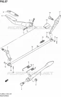 FREIN ARRIERE pour Suzuki INTRUDER 800 2014