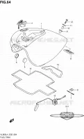 RESERVOIR D'ESSENCE (VL800CUEL4 E19) pour Suzuki INTRUDER 800 2014