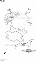 RESERVOIR D'ESSENCE (VL800L4 E02) pour Suzuki INTRUDER 800 2014