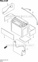 BATTERIE (VL800TL6 E33) pour Suzuki BOULEVARD 800 2016