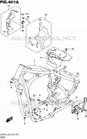 CADRE (VL800L6 E03) pour Suzuki BOULEVARD 800 2016