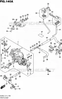 CORPS DE PAPILLON pour Suzuki INTRUDER 800 2017