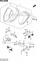 ENSEMBLE FEU ARRIERE (VL800TL7 E28) pour Suzuki BOULEVARD 800 2017