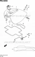 RESERVOIR D'ESSENCE (VL800L7 E03) pour Suzuki BOULEVARD 800 2017