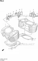 CYLINDRE pour Suzuki INTRUDER 800 2014